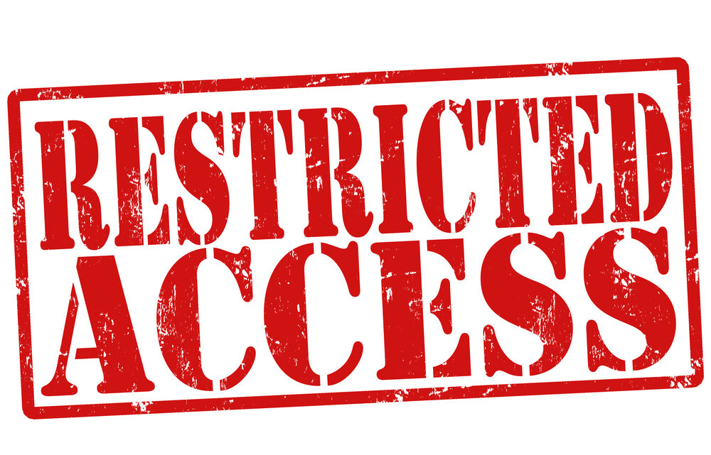 Restricted access stamp