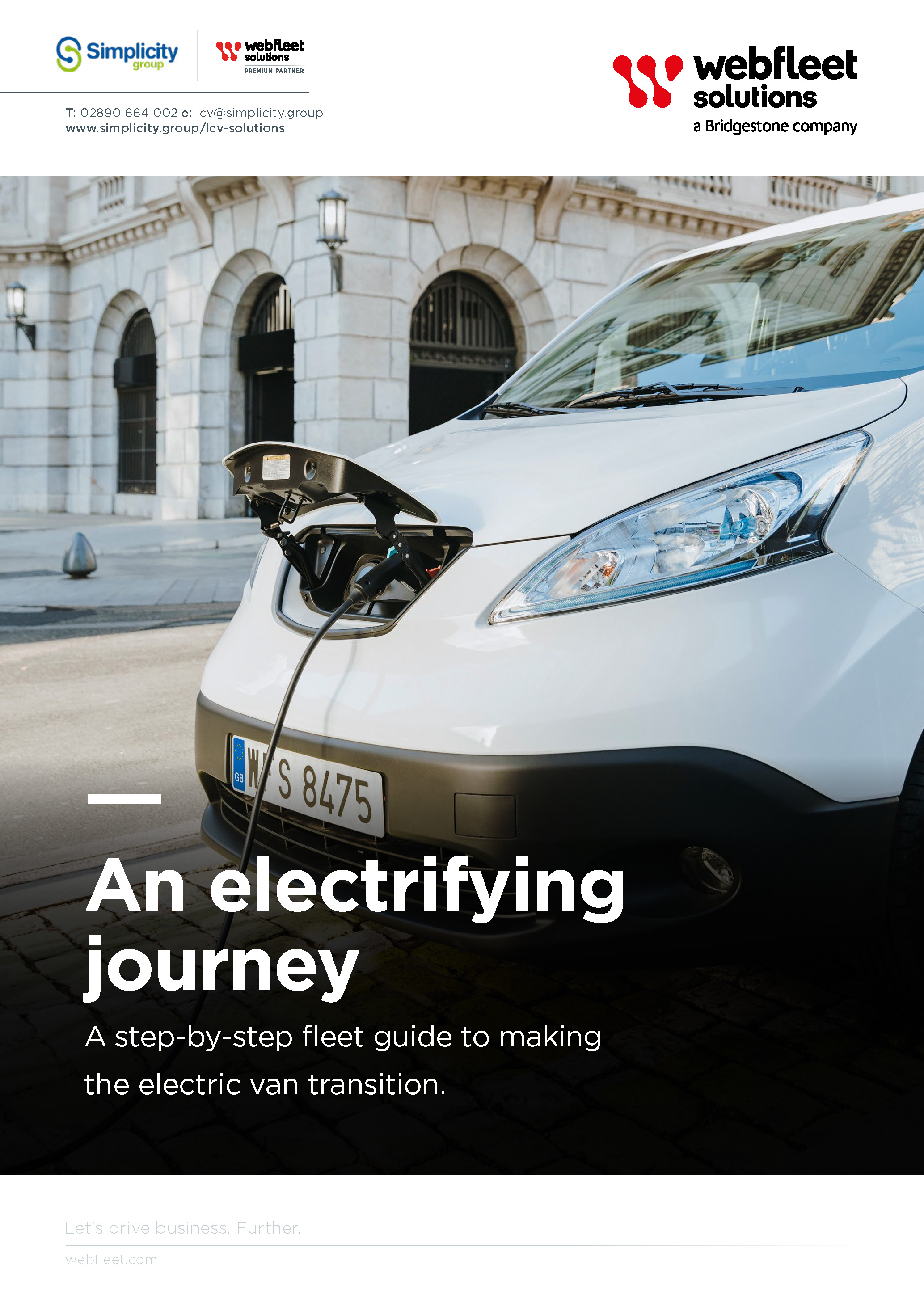 Electric vehicle getting charged on electrification guide