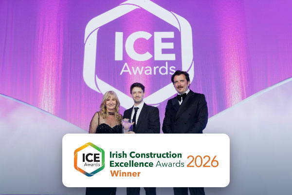 Excellence in construction aware for Innovation to Justin Stronge